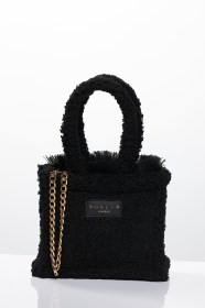 TEDDY BLACK MINI TOTE BAG